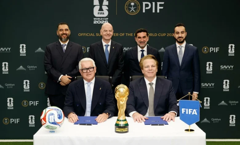 The Public Investment Fund is an official sponsor of the 2026 World Cup
