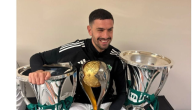 ديميرال يستفز جماهير النصر بصورة الكؤوس بعد الخسارة