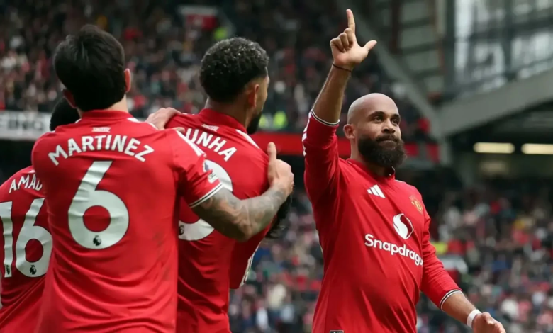 Manchester United's victory over Nottingham Forest in the Premier League