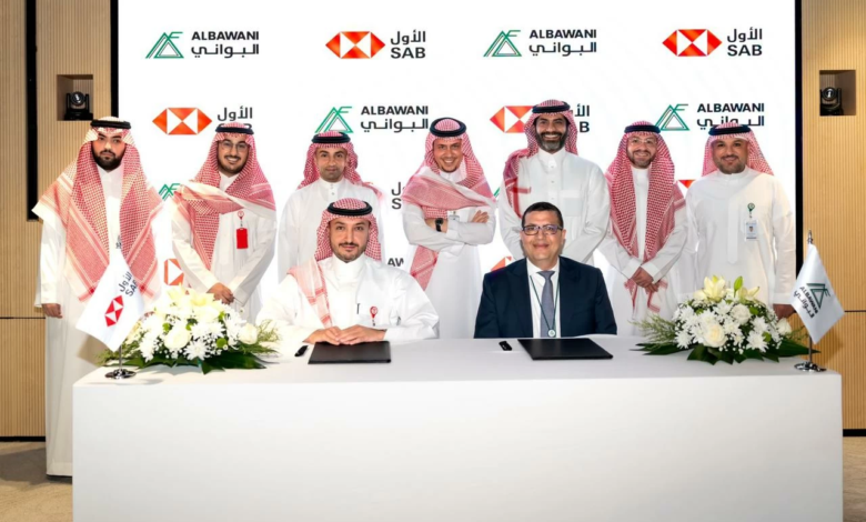 Financing of 6.4 billion riyals between Saudi First Bank and Al Bawani
