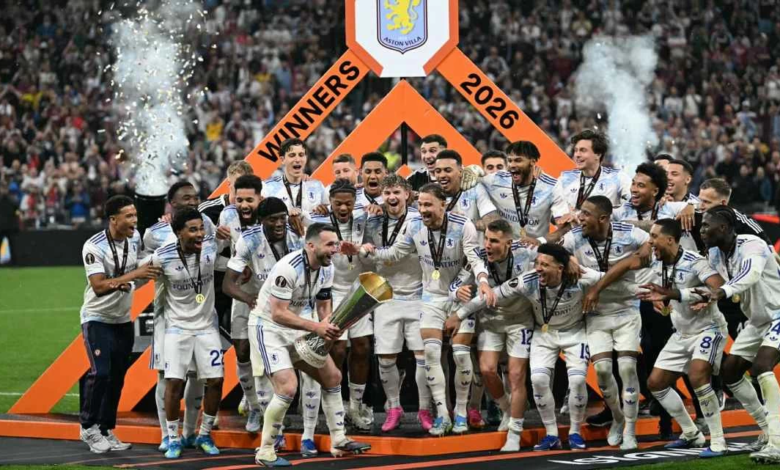 أستون فيلا يتوج بطلاً للدوري الأوروبي على حساب فرايبورغ
