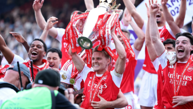 Arsenal crowned Premier League champions after defeating Crystal Palace