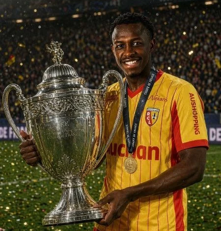 Saud Abdulhamid's marriage after winning the French Cup with Lens