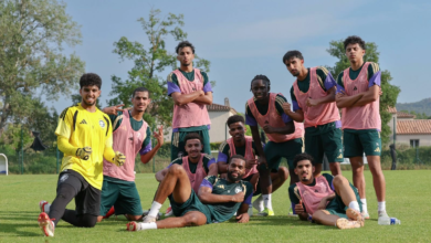 Saudi Arabia's national team faces China in the opening match of the Toulon Tournament