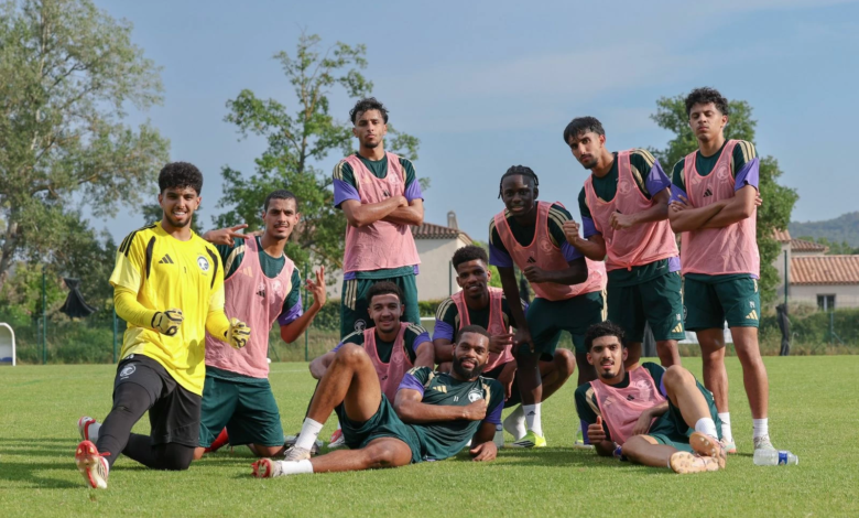Saudi Arabia's national team faces China in the opening match of the Toulon Tournament