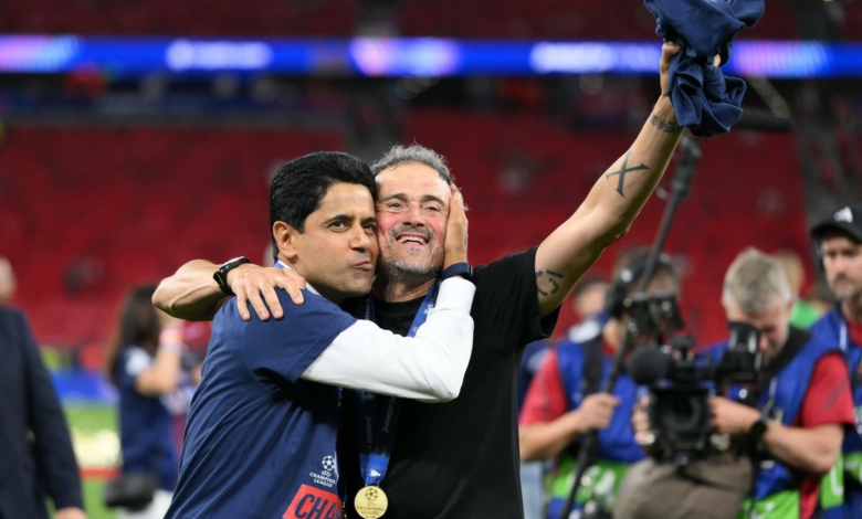 Enrique celebrates PSG's European title and recalls his sacking