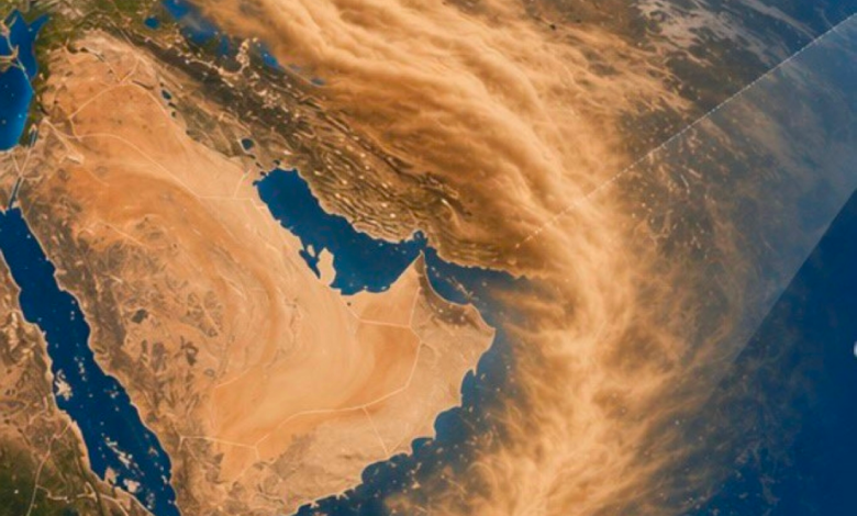 عواصف غبارية تضرب الشرق الأوسط: رصد 141 حالة في يوم واحد
