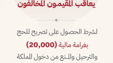 عقوبات الحج بدون تصريح: غرامة 20 ألف ريال وترحيل ومنع 10 سنوات