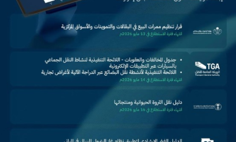 السعودية: 33 مشروعًا جديدًا لتطوير الاقتصاد عبر منصة استطلاع