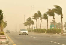 حالة الطقس في السعودية: أمطار رعدية ورياح مثيرة للغبار