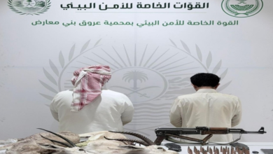 الأمن البيئي يضبط مواطنين بتهمة صيد غزلان مهددة بالانقراض