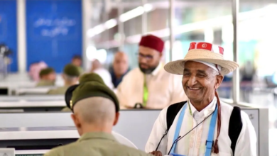 Medina Airport receives the first flights of Tunisian pilgrims for the 1445 Hajj season