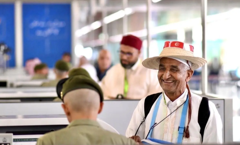 Medina Airport receives the first flights of Tunisian pilgrims for the 1445 Hajj season