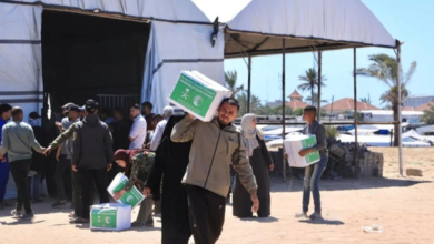 King Salman Center distributes food aid to more than 10,000 people in Gaza