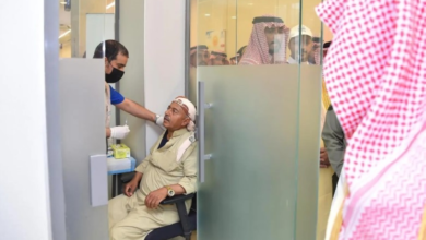 Integrated services for Yemeni pilgrims at Al-Wadi'ah border crossing: robots and vaccinations