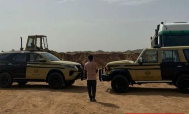 A violator was apprehended for polluting the environment in Medina | Saudi Environmental Security