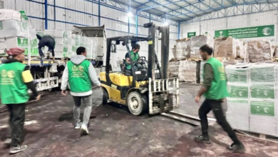 مساعدات سعودية جديدة تصل غزة عبر مركز الملك سلمان للإغاثة