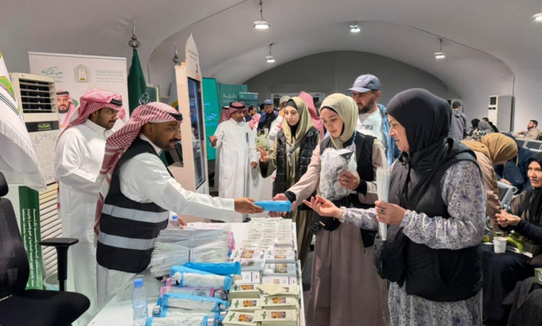 390 Russian pilgrims were received in Al-Bathaa as part of the Hajj 1445 AH efforts