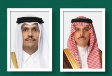 وزير الخارجية السعودي يبحث مع نظيره القطري أمن المنطقة