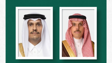 وزير الخارجية السعودي يبحث مع نظيره القطري أمن المنطقة