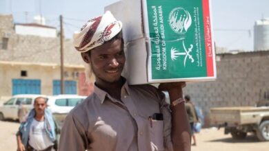 مساعدات سعودية لليمن: 2400 سلة غذائية للأسر في مأرب