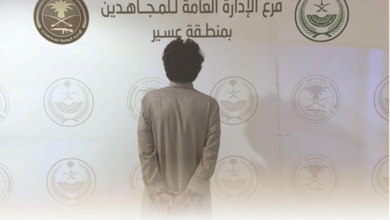 عسير: القبض على مواطن نقل 12 مخالفاً لنظام أمن الحدود