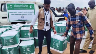 Saudi aid to Sudan: 1,700 food baskets to support displaced people