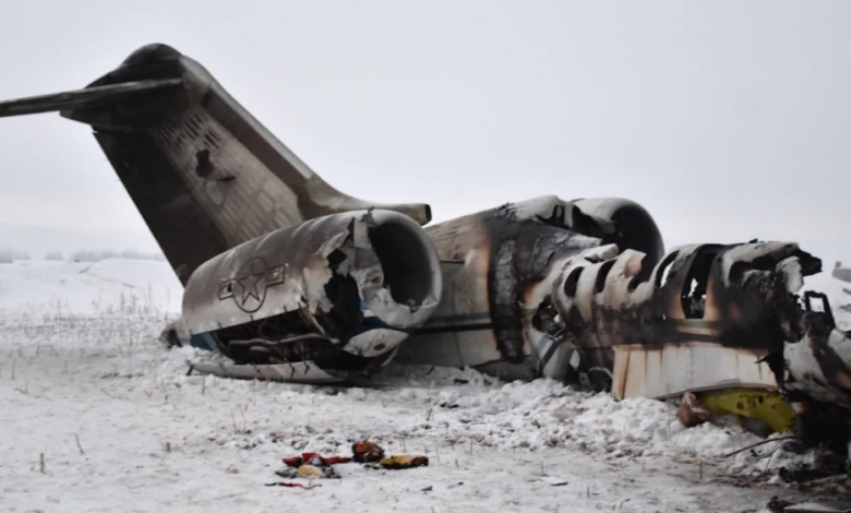 A US T-38 training aircraft crashed in Alabama, but its pilots survived