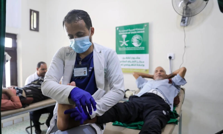 The prosthetic limb center in Taiz provides its services to 870 beneficiaries