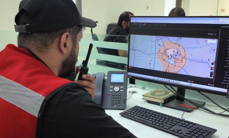The Red Crescent in Medina handles 13,000 reports to serve pilgrims