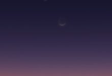 The conjunction of the crescent moon of Dhu al-Hijjah and Venus in the skies of Saudi Arabia | Details