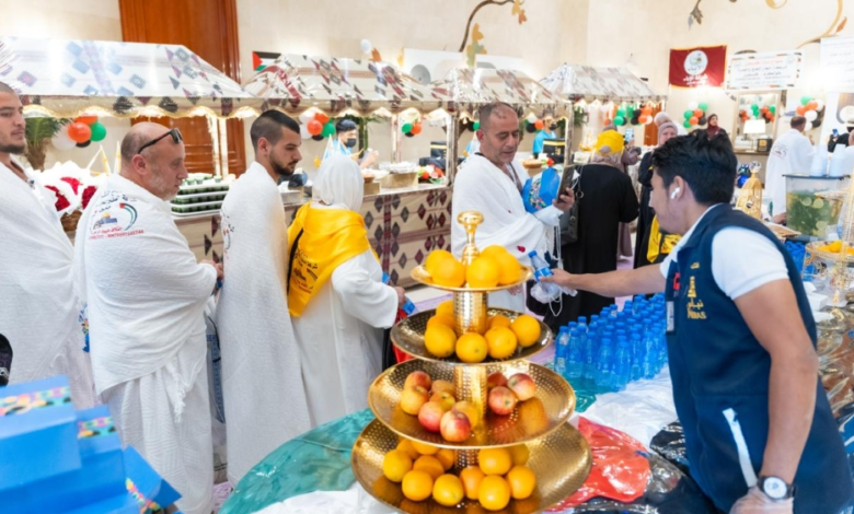 The first group of Palestinian pilgrims arrived safely in Mecca