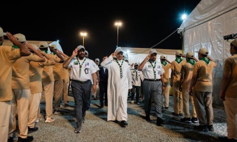 The Minister of Education inspects the readiness of 20 scout camps for Hajj