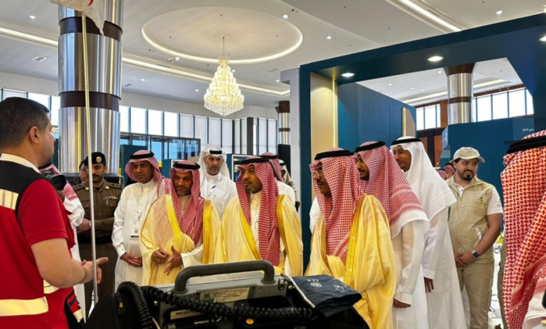 استعدادات الهلال الأحمر للحج: 71 نقطة و200 عربة إسعاف