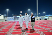 He inspected the mobile prayer area project in Muzdalifah to serve pilgrims