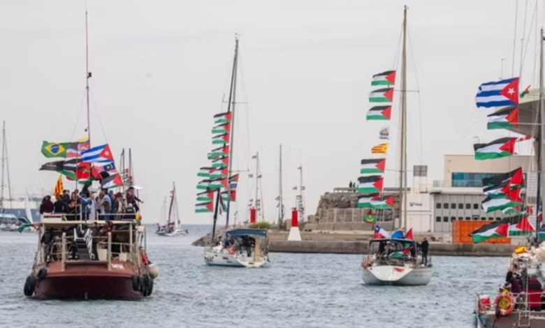 International condemnation of the video showing the restraint of activists on the Gaza-bound flotilla