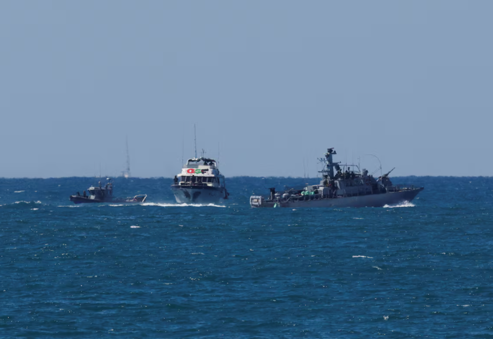 Israeli occupation forces intercept the Freedom Flotilla