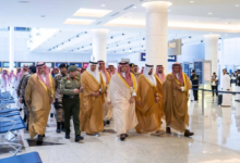 The Minister of Interior is monitoring the Hajj reception system at King Abdulaziz Airport