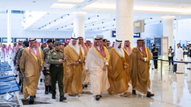 The Minister of Interior is monitoring the Hajj reception system at King Abdulaziz Airport