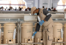 Developing the Zamzam water system in the Grand Mosque for the comfort of pilgrims