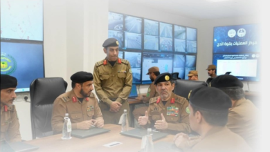 اللواء القرني يتفقد جهود مكافحة المخدرات بحج 1447هـ