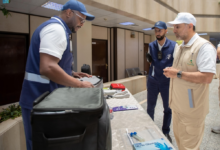 The Minister of Health inspects the Hajj Food and Drug Operations Center in Mecca
