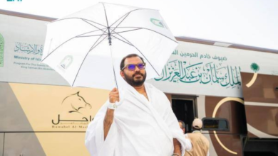 طقس الحج: 45 درجة في منى وتوقعات بحرارة شديدة بعرفات