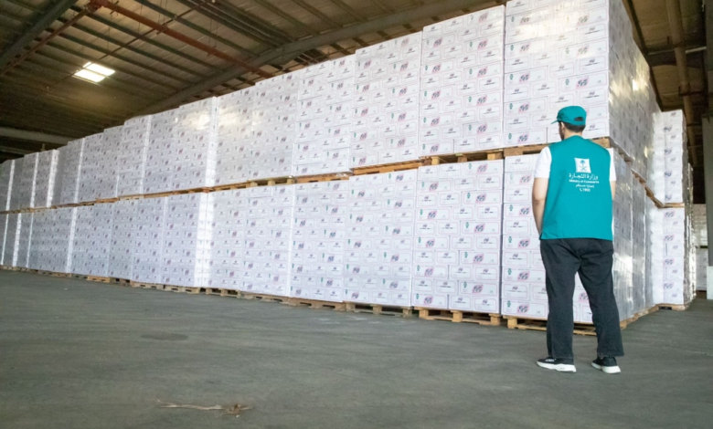 The Ministry of Commerce supplies 459 million goods to Mecca and the holy sites