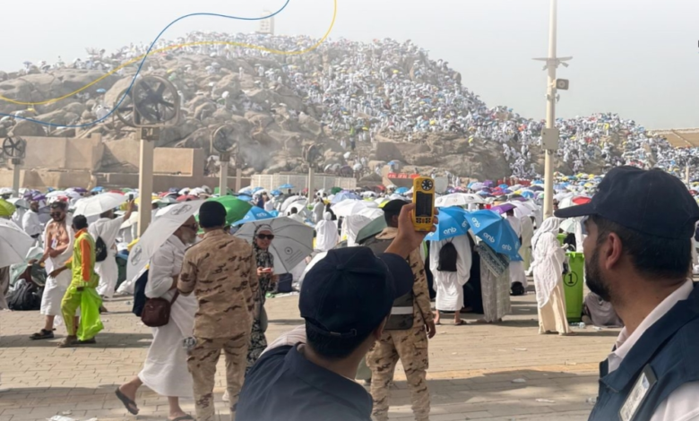 الأرصاد يرصد طقس عرفات لتقييم مشاريع تبريد الأجواء بالحج