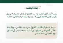 Applying for military jobs in the Special Security Forces: Requirements and deadlines via Absher