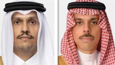 وزيرا خارجية السعودية وقطر يبحثان التطورات الراهنة بالمنطقة
