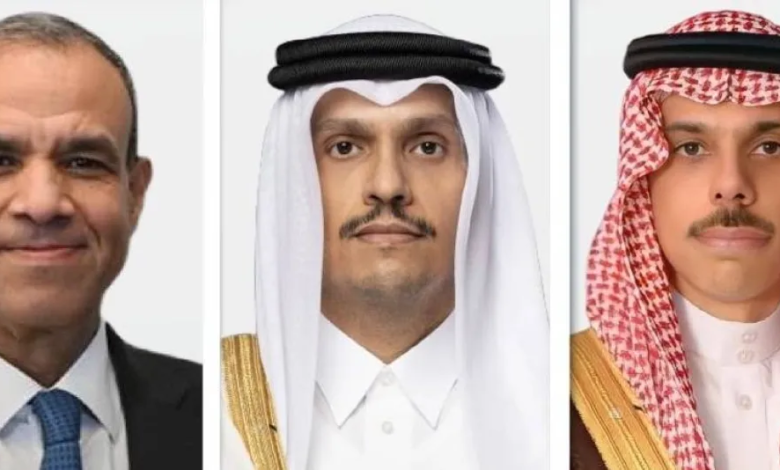 قمة سعودية قطرية مصرية لبحث التطورات في المنطقة وتداعياتها