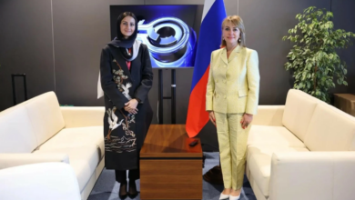 سارة بنت بندر تبحث مستقبل مجلس التمور الدولي مع روسيا