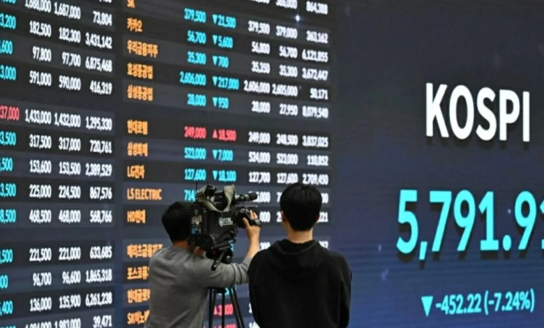 أسهم كوريا الجنوبية تهوي 9% وتدخلات عاجلة لوقف النزيف